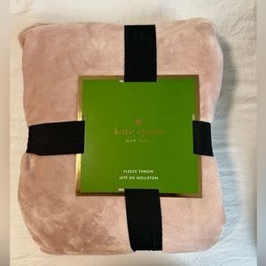 Kate Spade Fleece Throw Blanket 50in x 70in